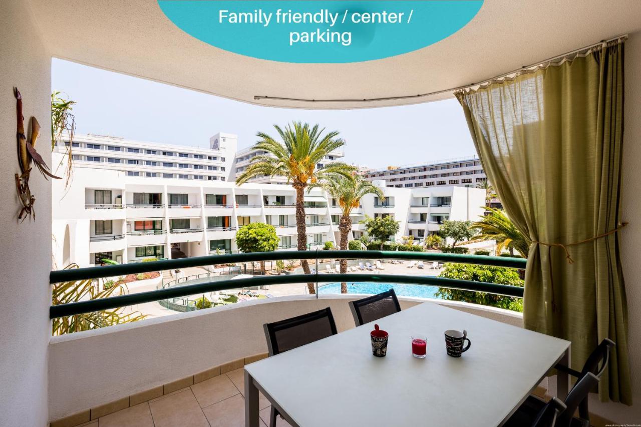 Go2Tenerife Appart'Nido Famille - Piscine & Plage Apartment Playa de las Americas  Ngoại thất bức ảnh